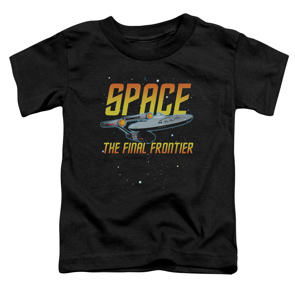 Star Trek - Space - Short Sleeve Toddler Tee - Black T-shirt