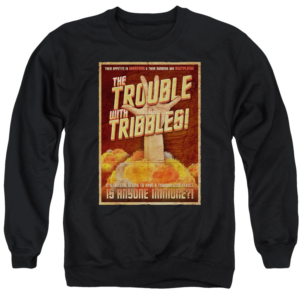 Star Trek - Tribbles: The Movie - Adult Crewneck Sweatshirt - Black