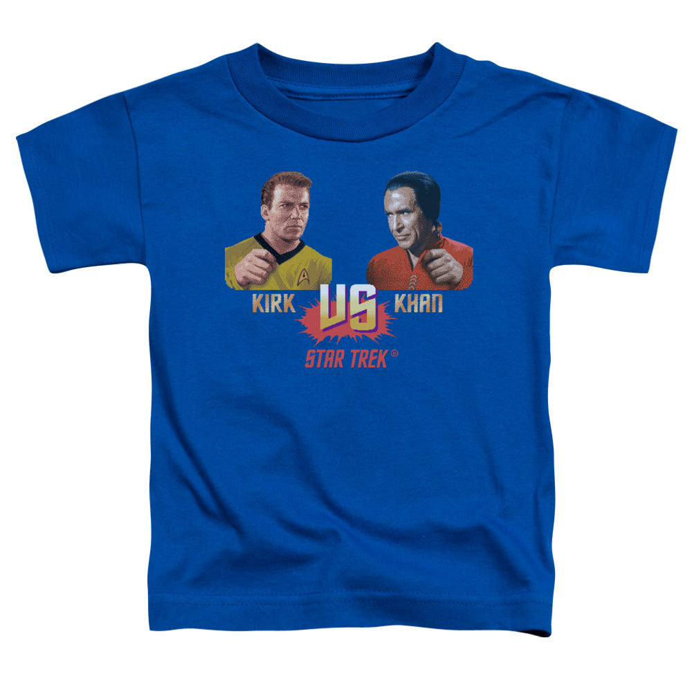 STAR TREK KIRK VS KHAN - S/S TODDLER TEE - ROYAL BLUE - T-Shirt