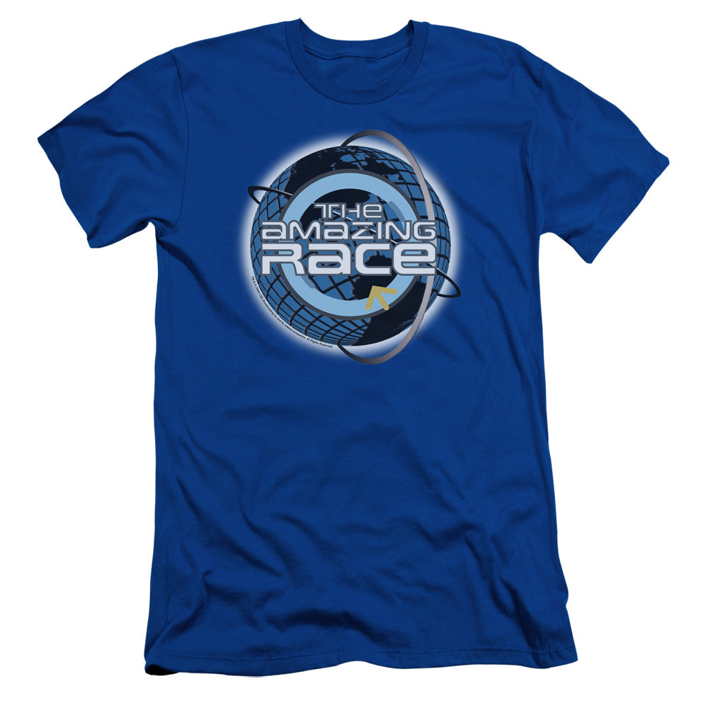 Amazing Race - Around The Globe - Short Sleeve Adult 30/1 - Royal Blue T-shirt