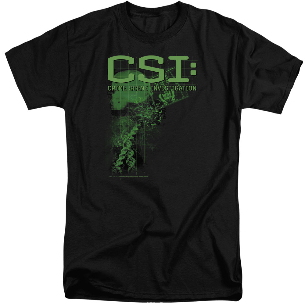 Csi - Evidence - Short Sleeve Adult Tall - Black T-shirt