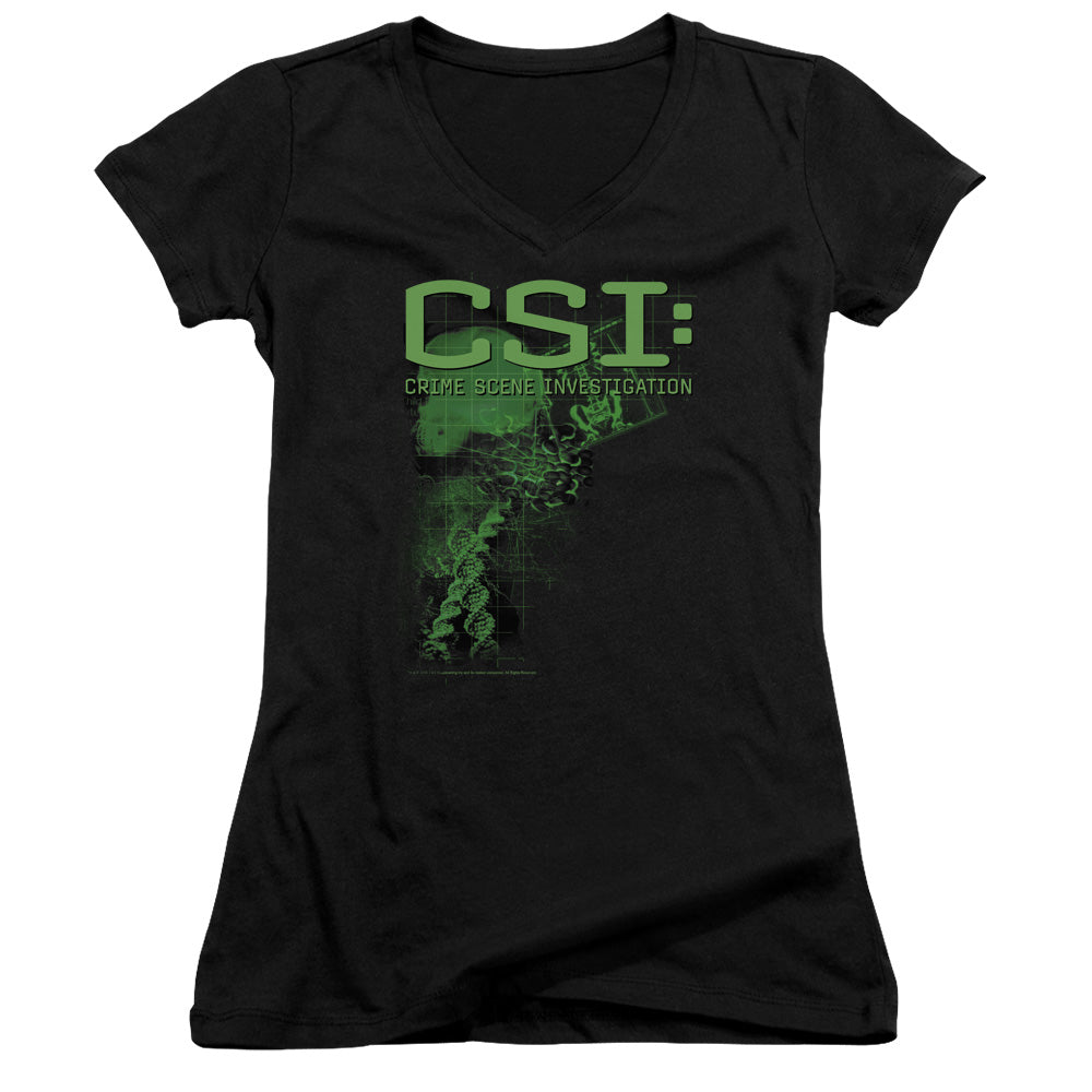 Csi Evidence - Junior V-neck - Black