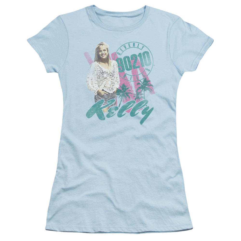 90210 KELLY VINTAGE - S/S JUNIOR SHEER - LIGHT BLUE T-Shirt