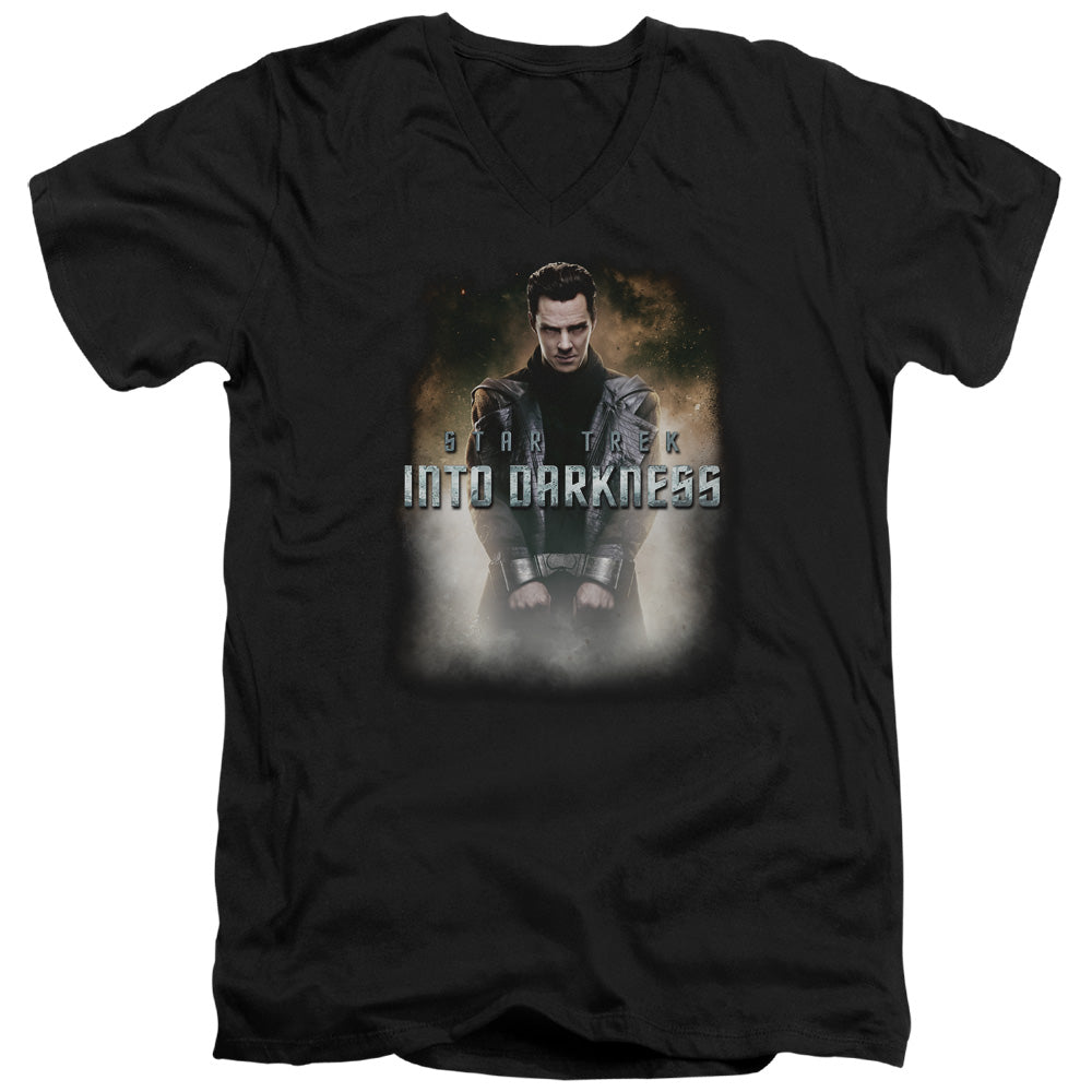 Star Trek - Darkness Harrison - Short Sleeve Adult V-neck - Black T-shirt