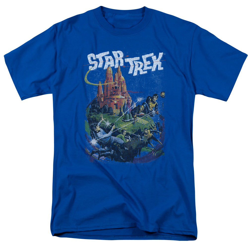 Star Trek - Vulcan Battle - Short Sleeve Adult 18/1 - Royal Blue T-shirt