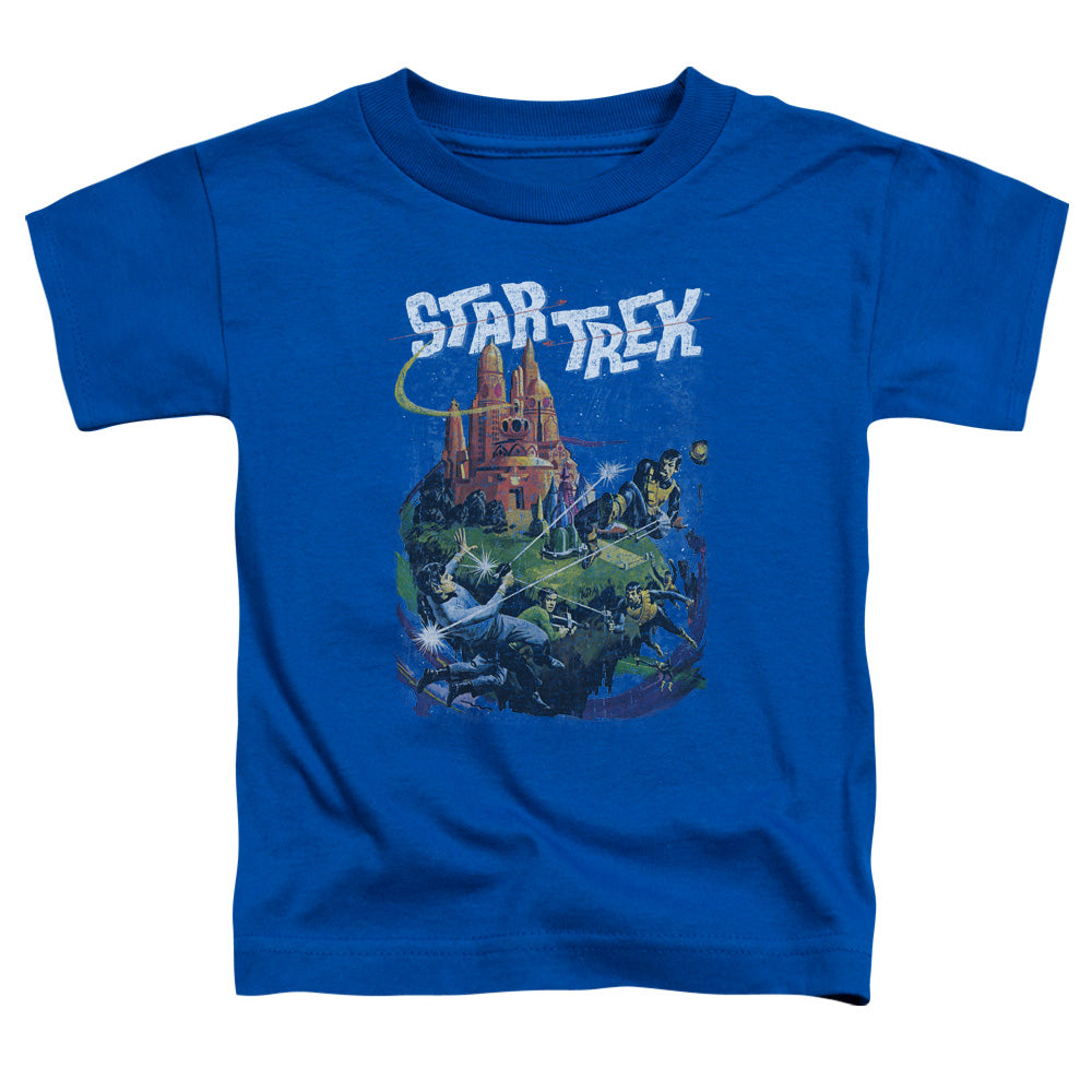 Star Trek - Vulcan Battle - Short Sleeve Toddler Tee - Royal Blue T-shirt