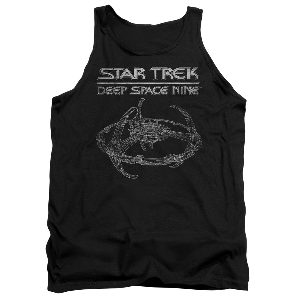 Star Trek - Ds9 Station - Adult Tank - Black