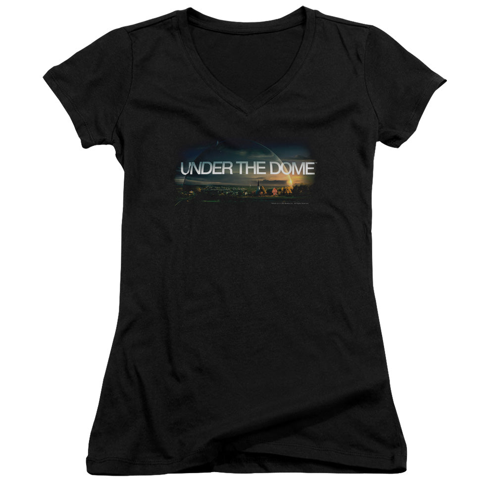 Under The Dome - Dome Key Art-junior V-neck - Black