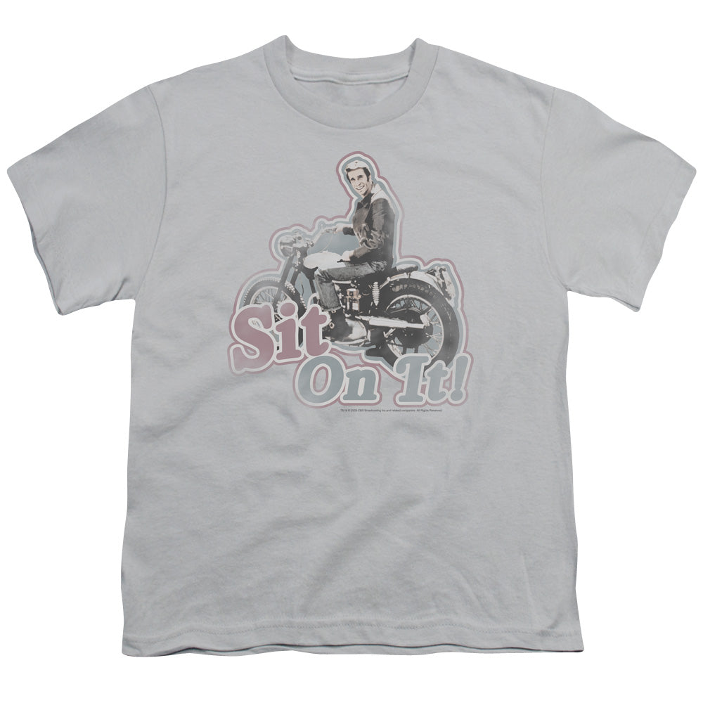 HAPPY DAY IT ON IT! - S/S YOUTH 18/1 - SILVER T-Shirt