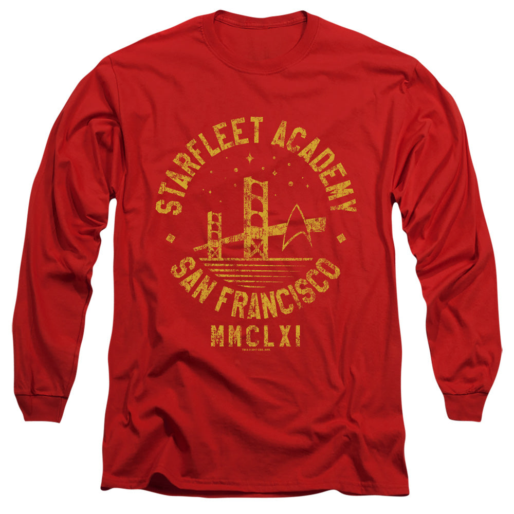 Star Trek - Collegiate Bridge - Long Sleeve Adult 18/1 - Red T-shirt