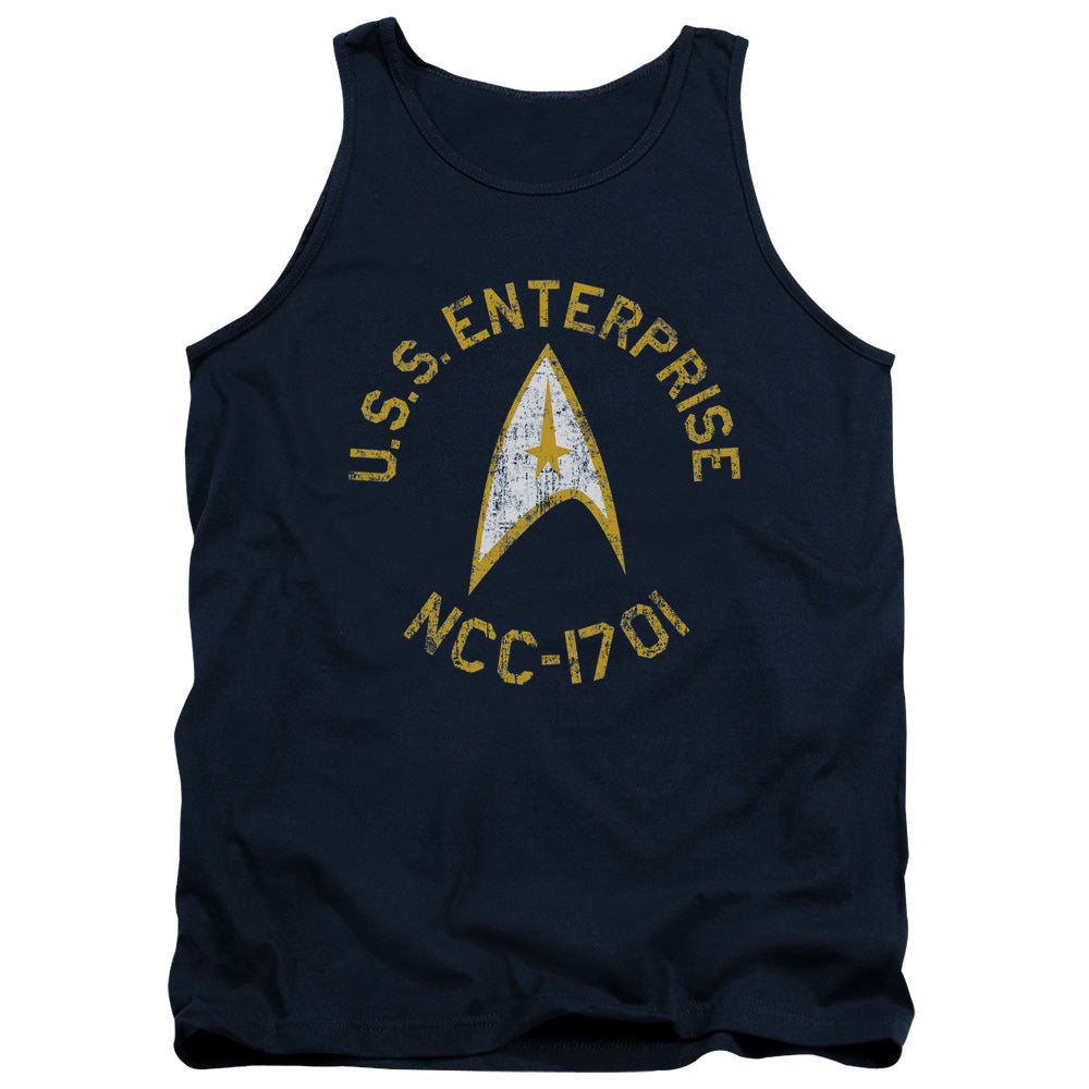 Star Trek - Collegiate - Adult Tank - Navy