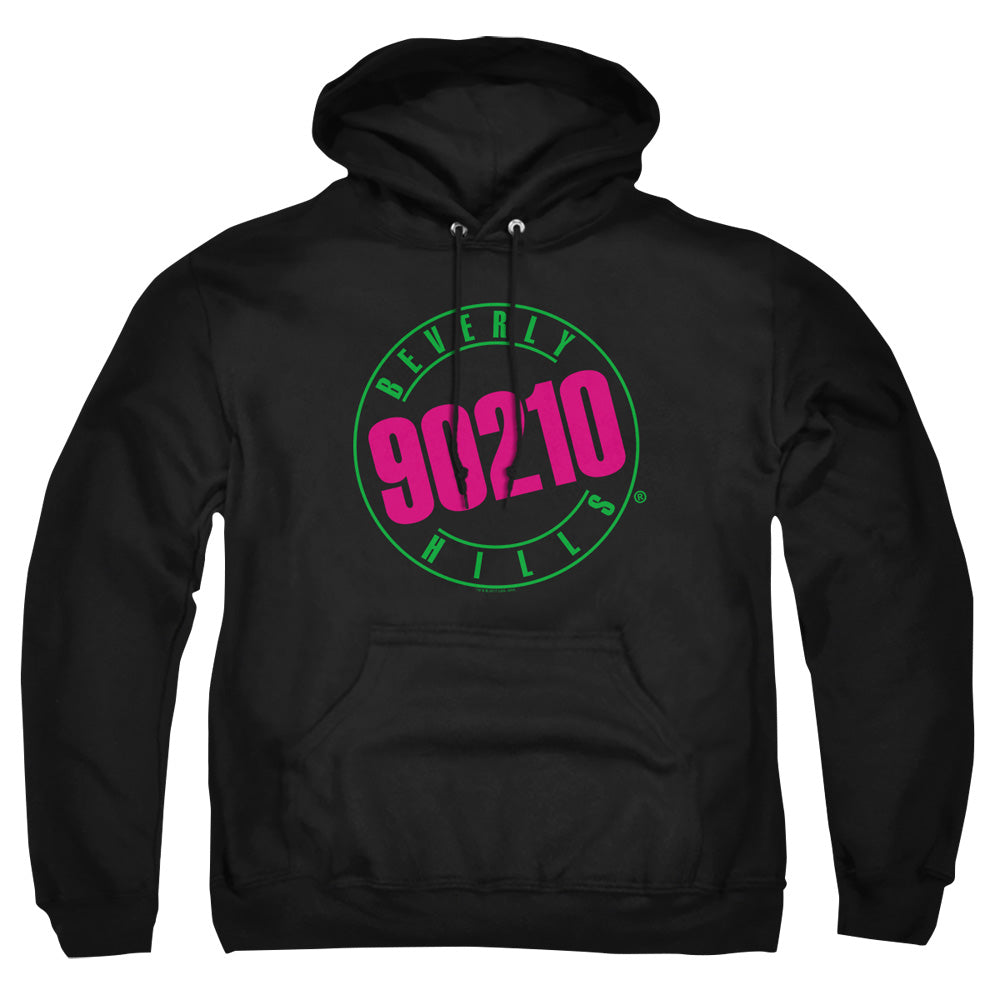 90210 - Neon - Adult Pull-over Hoodie - Black