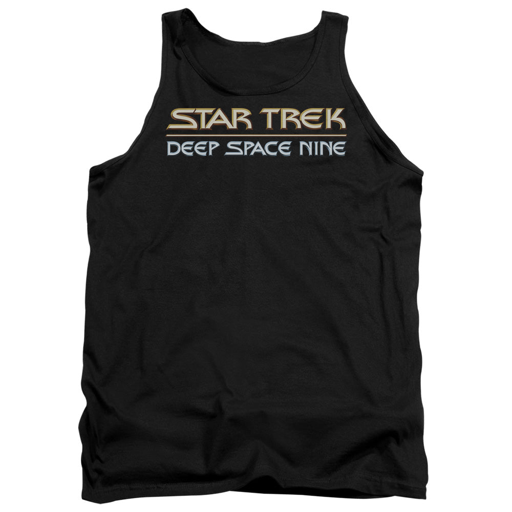 Star Trek - Deep Space Nine Logo - Adult Tank - Black