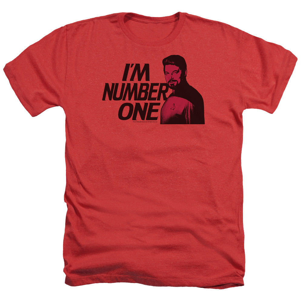 Star Trek - Im Number One - Adult Heather - Red