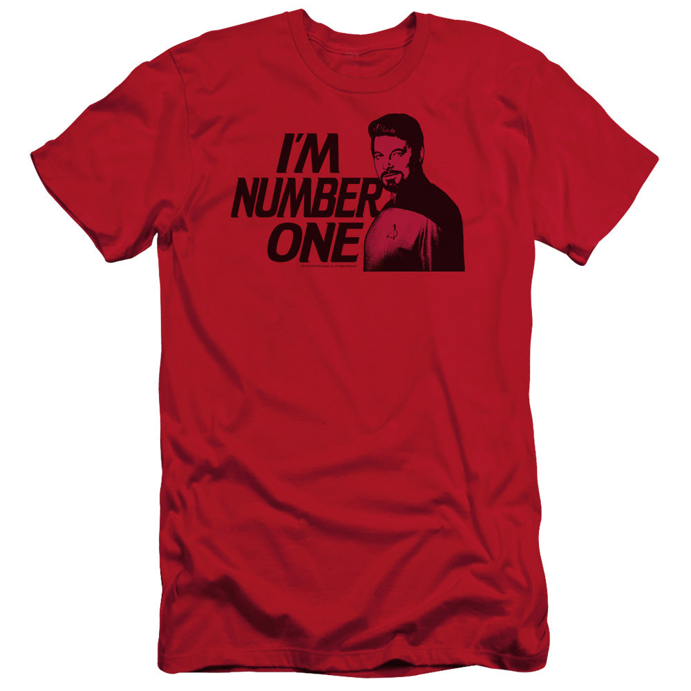 STAR TREK IM NUMBER ONE - S/S ADULT 30/1 - RED T-Shirt