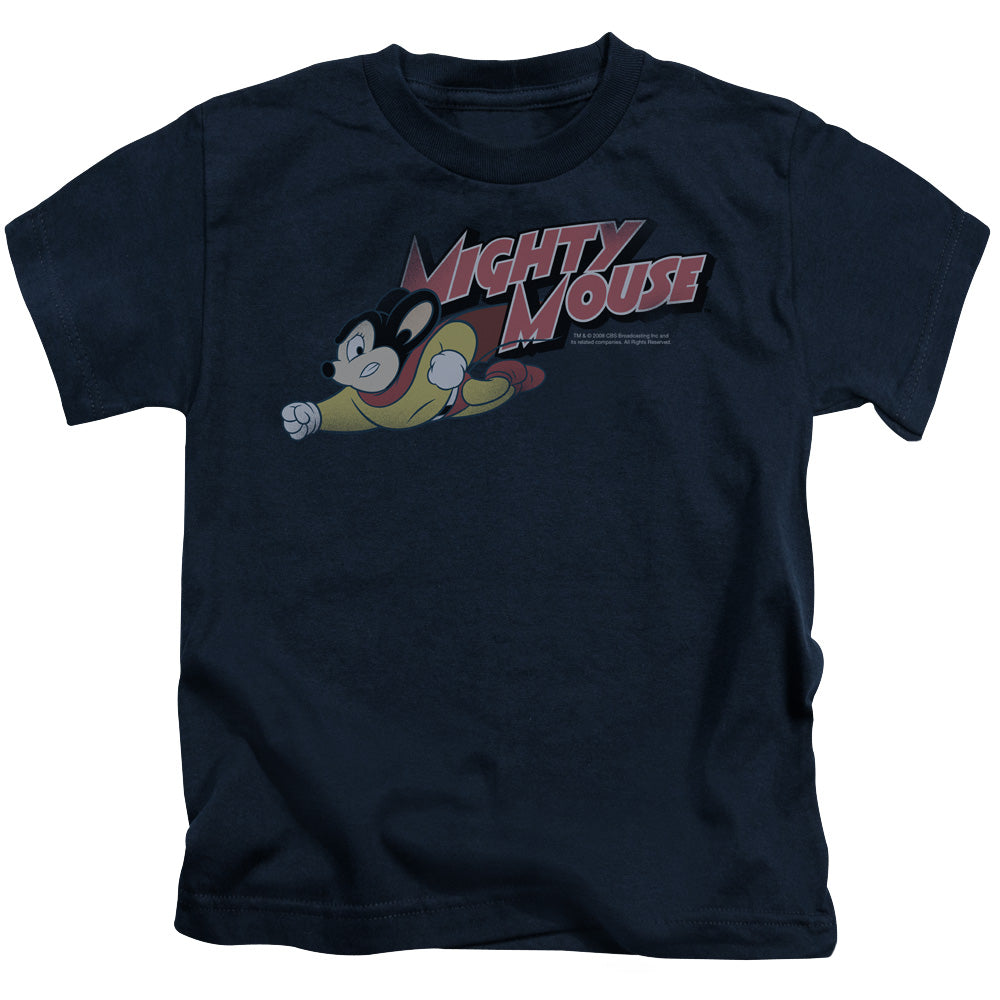 MIGHTY MOUSE MIGHTY RETRO - S/S JUVENILE 18/1 - NAVY - T-Shirt