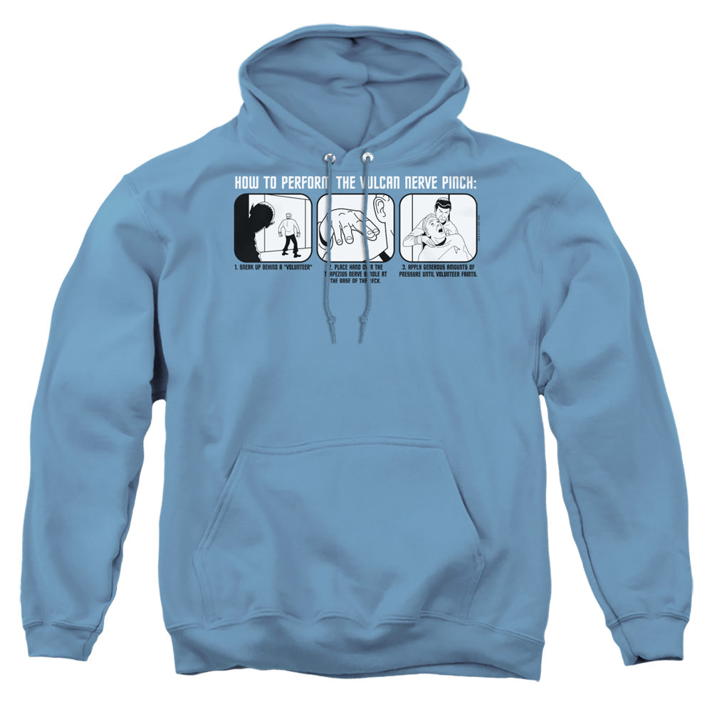 St:original - Vulcan Nerve Pinch - Adult Pull-over Hoodie - Carolina Blue