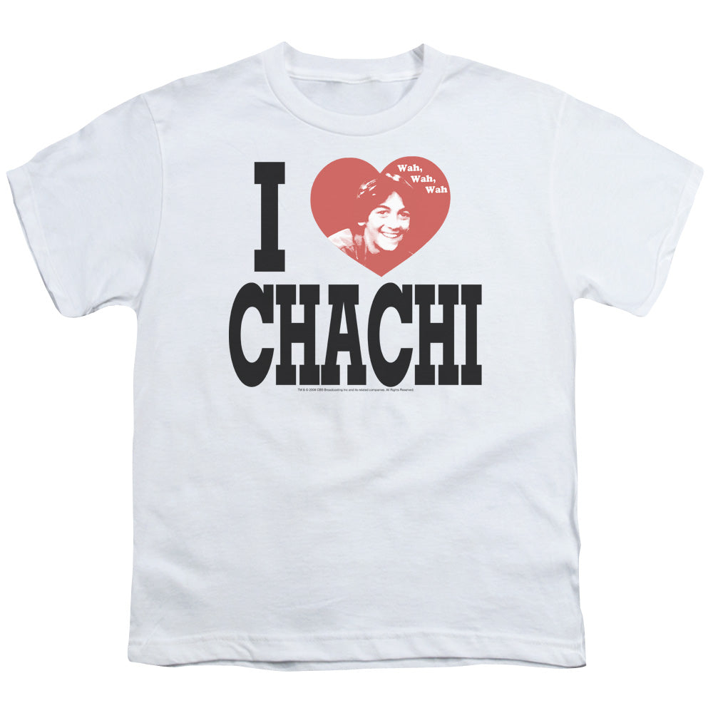 HAPPY DAYS I HEART CHACHI - S/S YOUTH 18/1 - WHITE T-Shirt