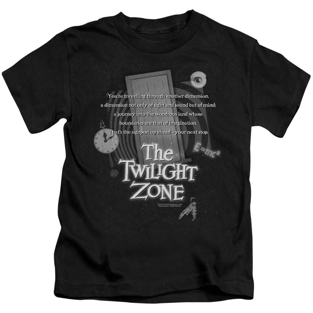 TWILIGHT ZONE MONOLOGUE - S/S JUVENILE 18/1 - BLACK - T-Shirt