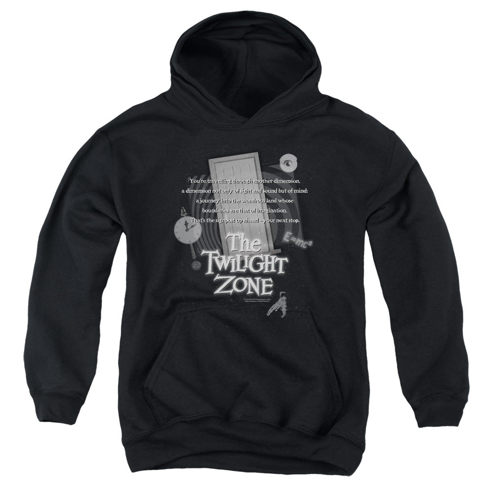 Twilight Zone - Monologue - Youth Pull-over Hoodie - Black