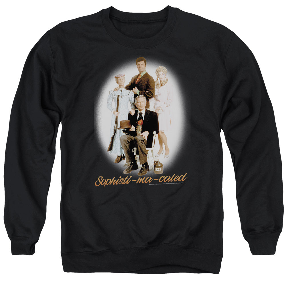 Beverly Hillbillieshort Sleeveophistimacated - Adult Crewneck Sweatshirt - Black T-shirt