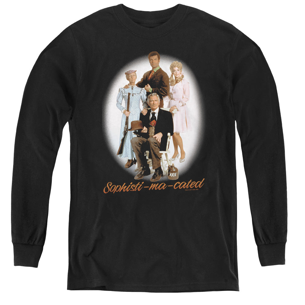 Beverly Hillbillieshort Sleeveophistimacated - Youth Long Sleeve Tee - Black T-shirt