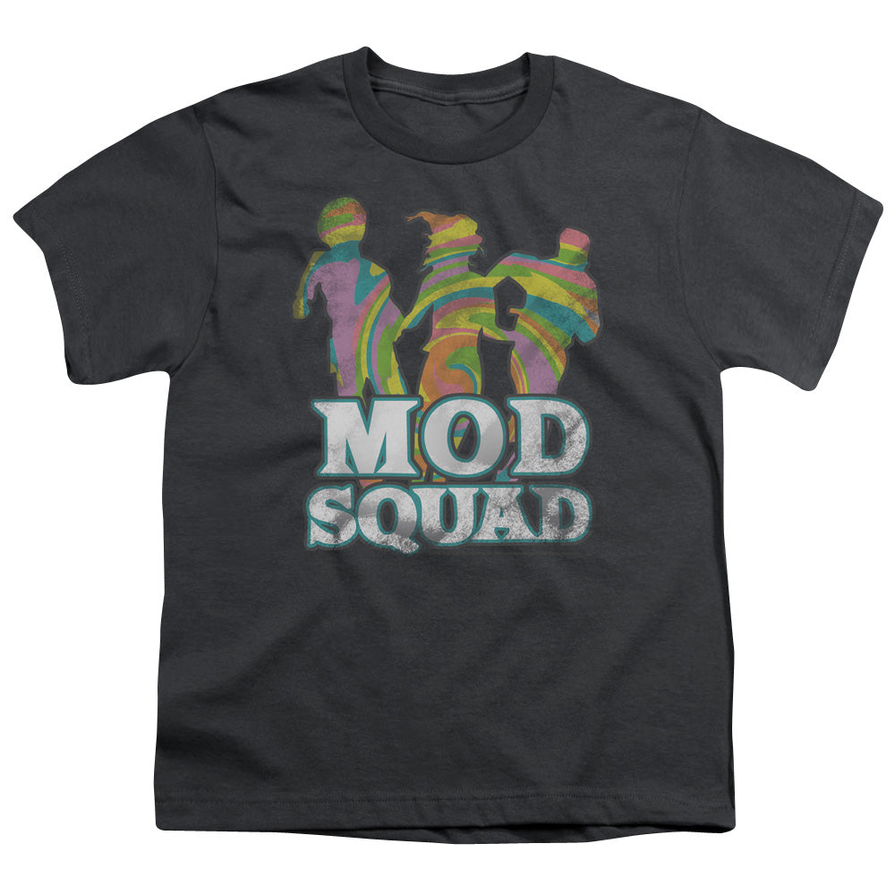 Mod Squad - Mod Squad Run Groovy - Short Sleeve Youth 18/1 - Charcoal T-shirt