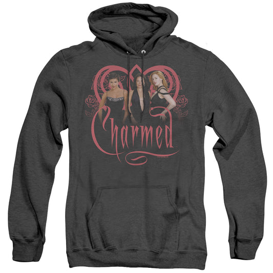 Charmed - Charmed Girls - Adult Heather Hoodie - Black