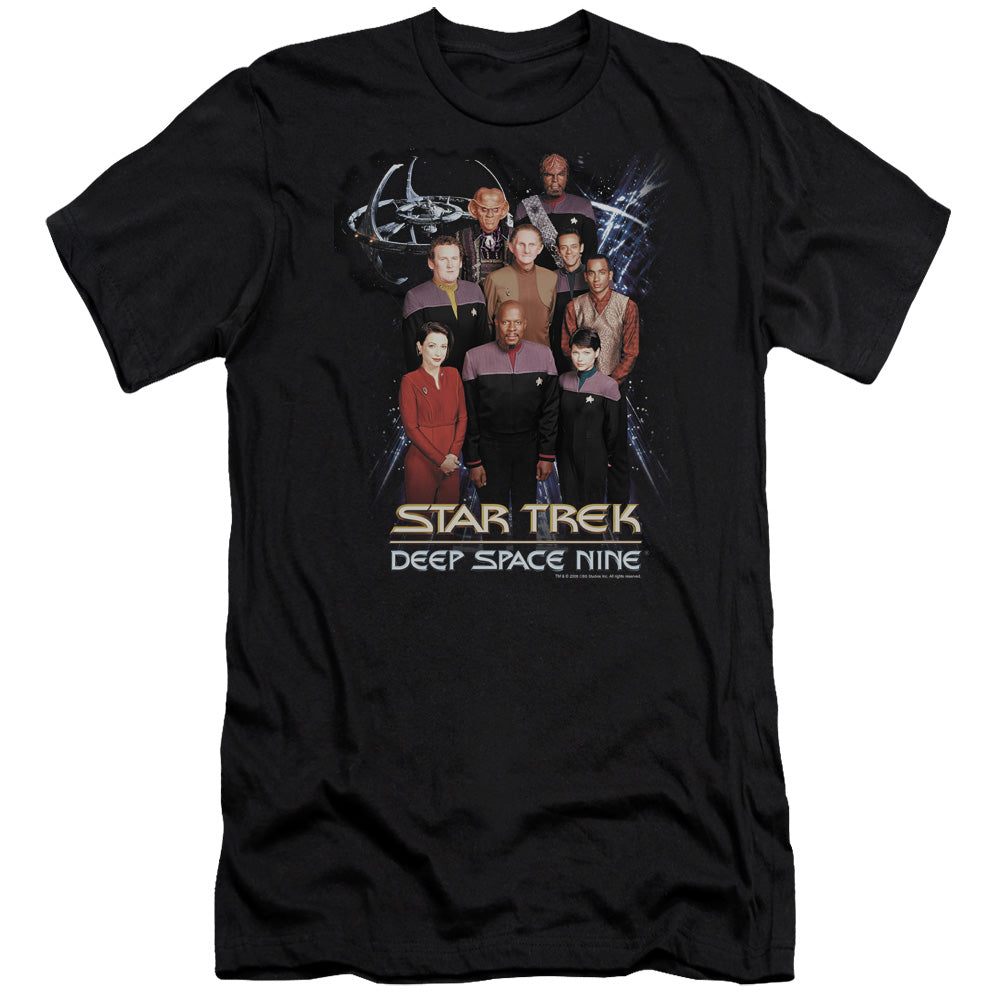 Star Trek - Ds9 Crew - Short Sleeve Adult 30/1 - Black T-shirt