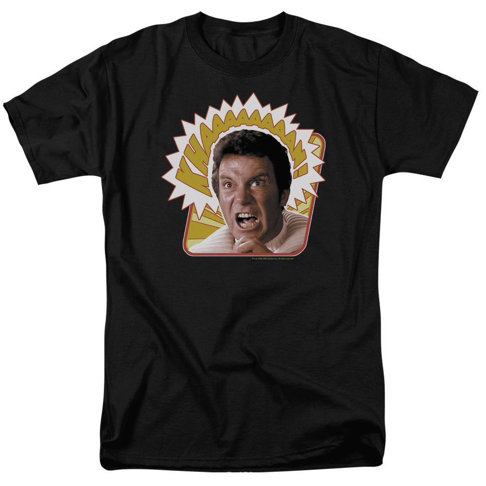 Star Trek - Khaaaaaan - Short Sleeve Adult 18/1 - Black T-shirt