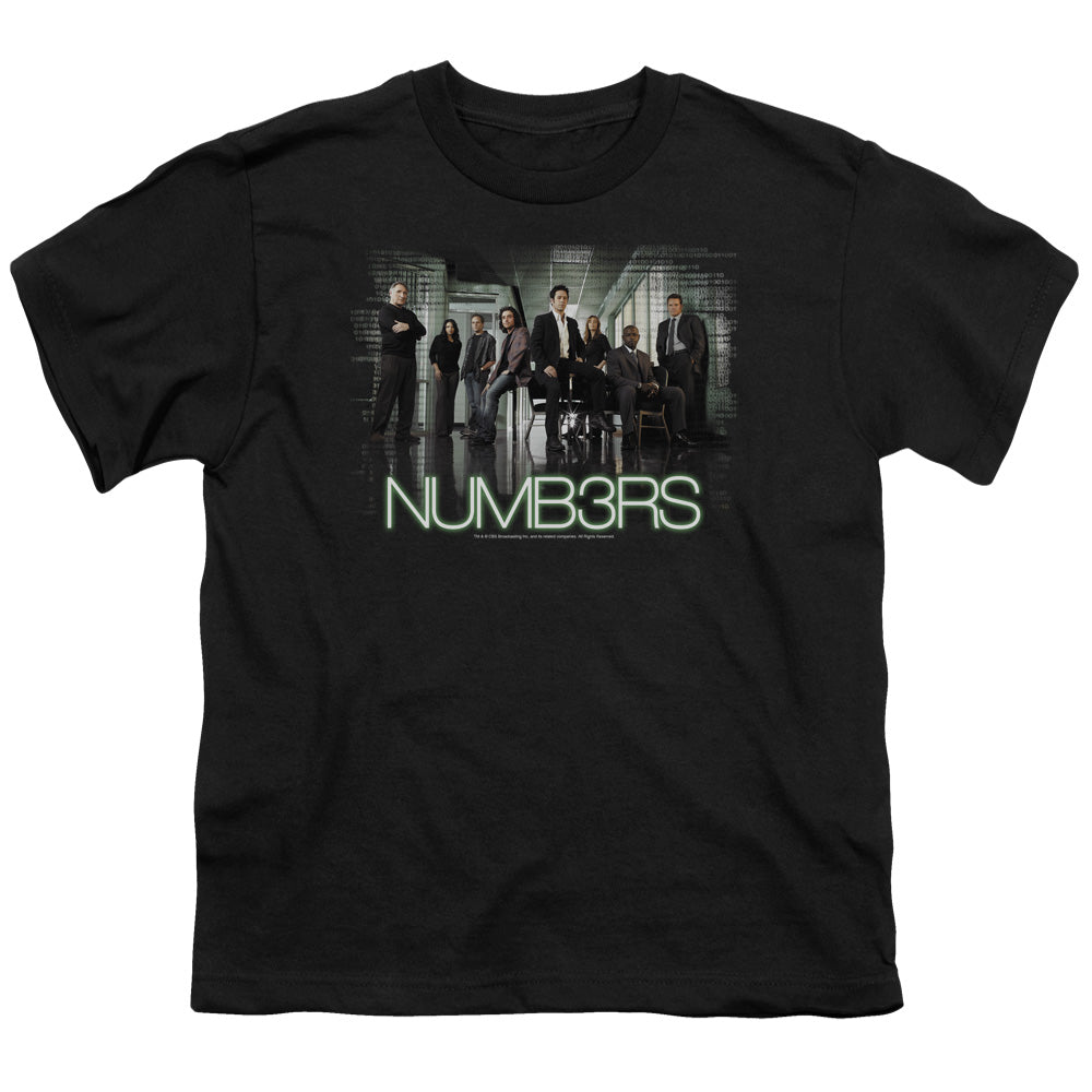 NUMB3RS NUMBERS CAST - S/S YOUTH 18/1 - BLACK T-Shirt