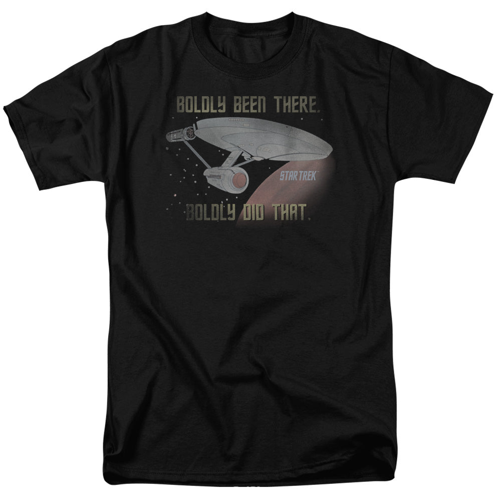 Star Trek - Boldly Did That - Short Sleeve Adult 18/1 - Black T-shirt