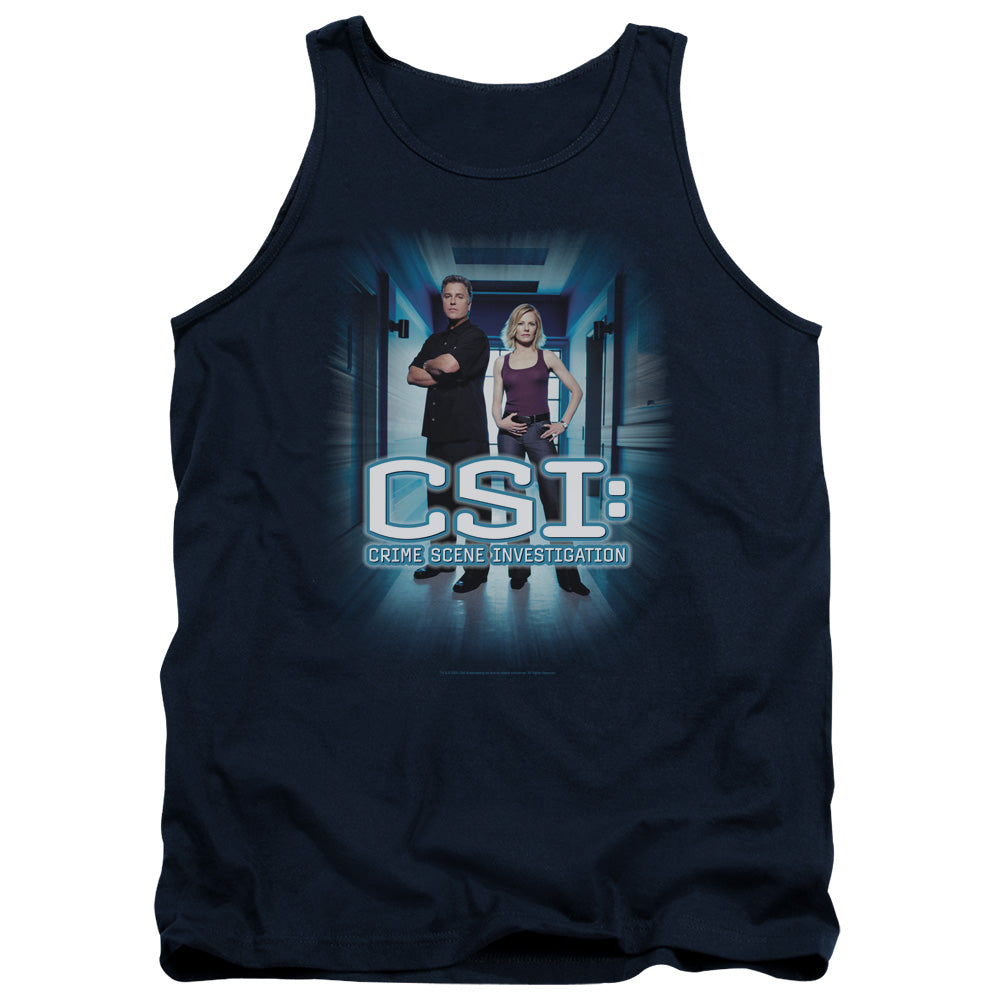 Csi - Serious Business - Adult Tank - Navy