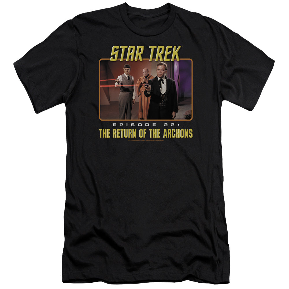 Star Trek - Episode 22-premuim Canvas Adult Slim Fit 30/1 - Black