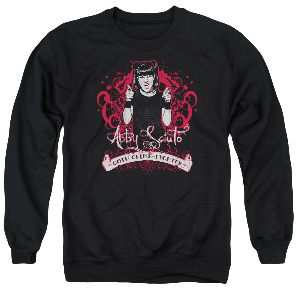 Ncis - Goth Crime Fighter - Adult Crewneck Sweatshirt - Black