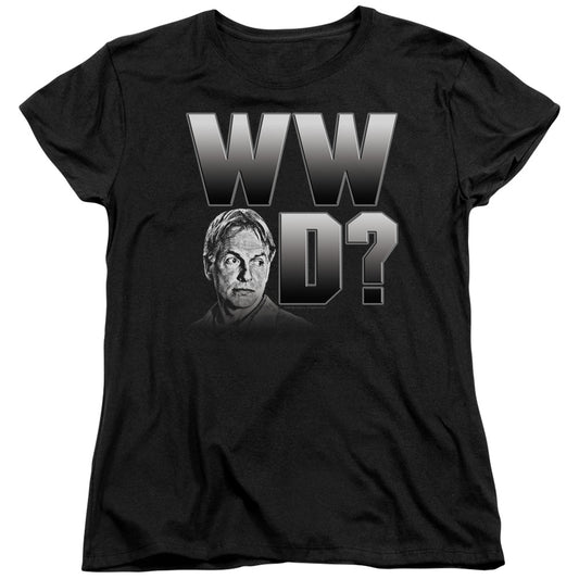 NCIS WHAT WOULD GIBBS DO - S/S WOMENS TEE - BLACK T-Shirt