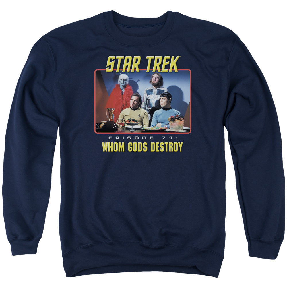 Star Trek - Episode 71 - Adult Crewneck Sweatshirt - Navy