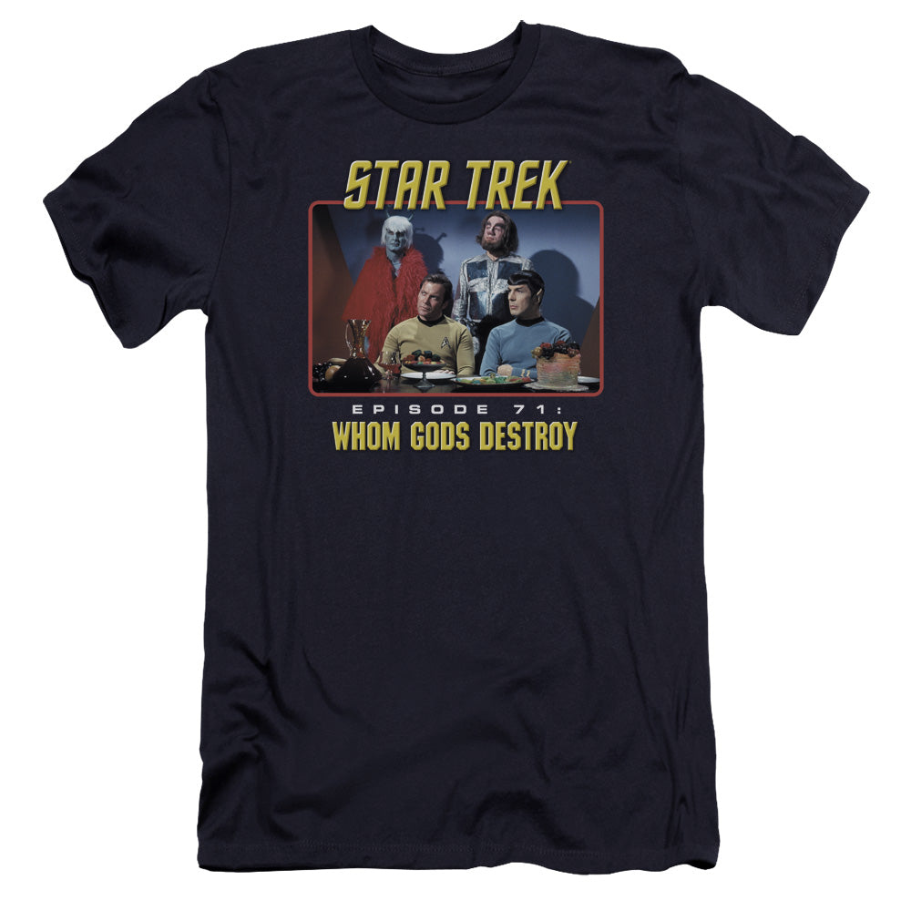 Star Trek - Episode 71-premuim Canvas Adult Slim Fit 30/1 - Navy