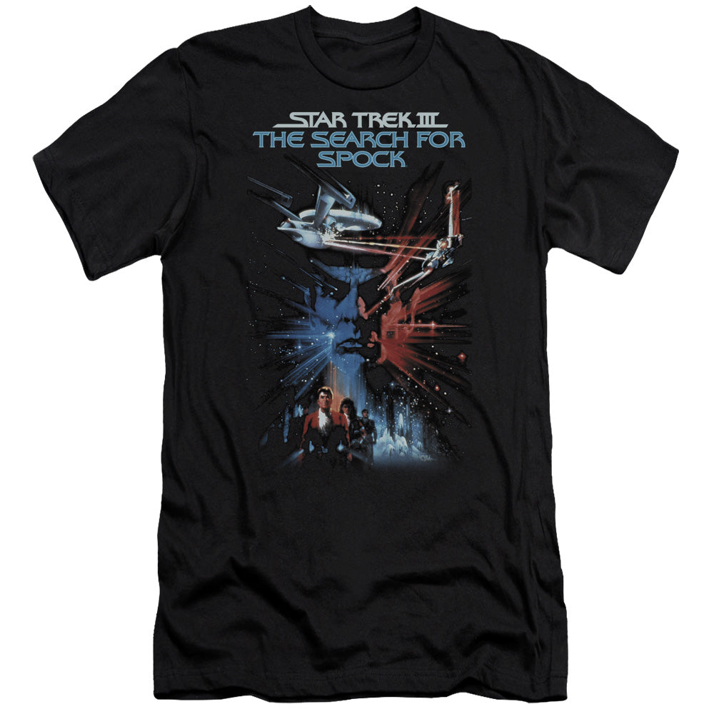 Star Trek - Search For Spock(Movie) - Short Sleeve Adult 30/1 - Black T-shirt