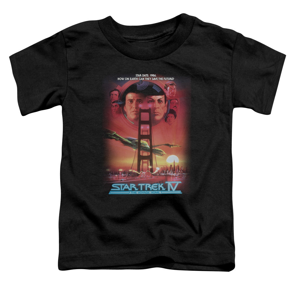 Star Trek - The Voyage Home(Movie) - Short Sleeve Toddler Tee - Black T-shirt