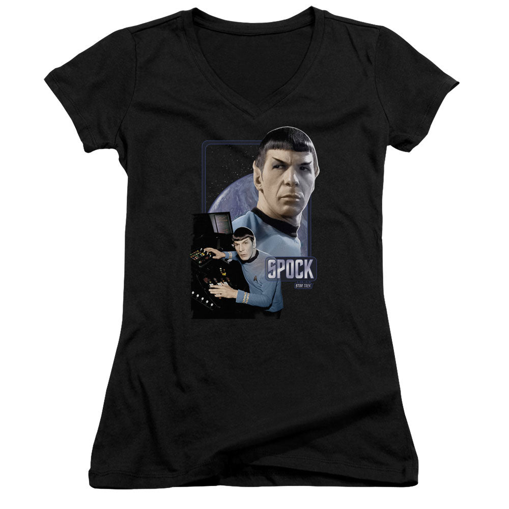 Star Trek Spock - Junior V-neck - Black