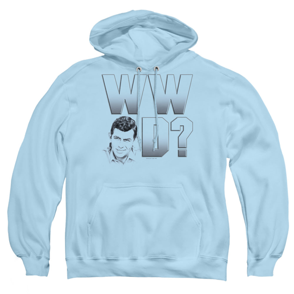 Andy Griffith - Wwad - Adult Pull-over Hoodie - Light Blue