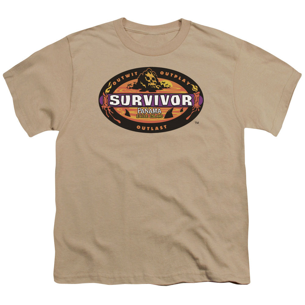 Survivor - Panama - Short Sleeve Youth 18/1 - Sand T-shirt