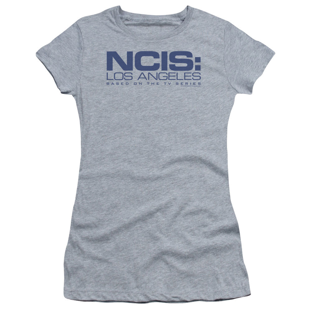 Ncis La - Logo - Short Sleeve Junior Sheer - Athletic Heather T-shirt