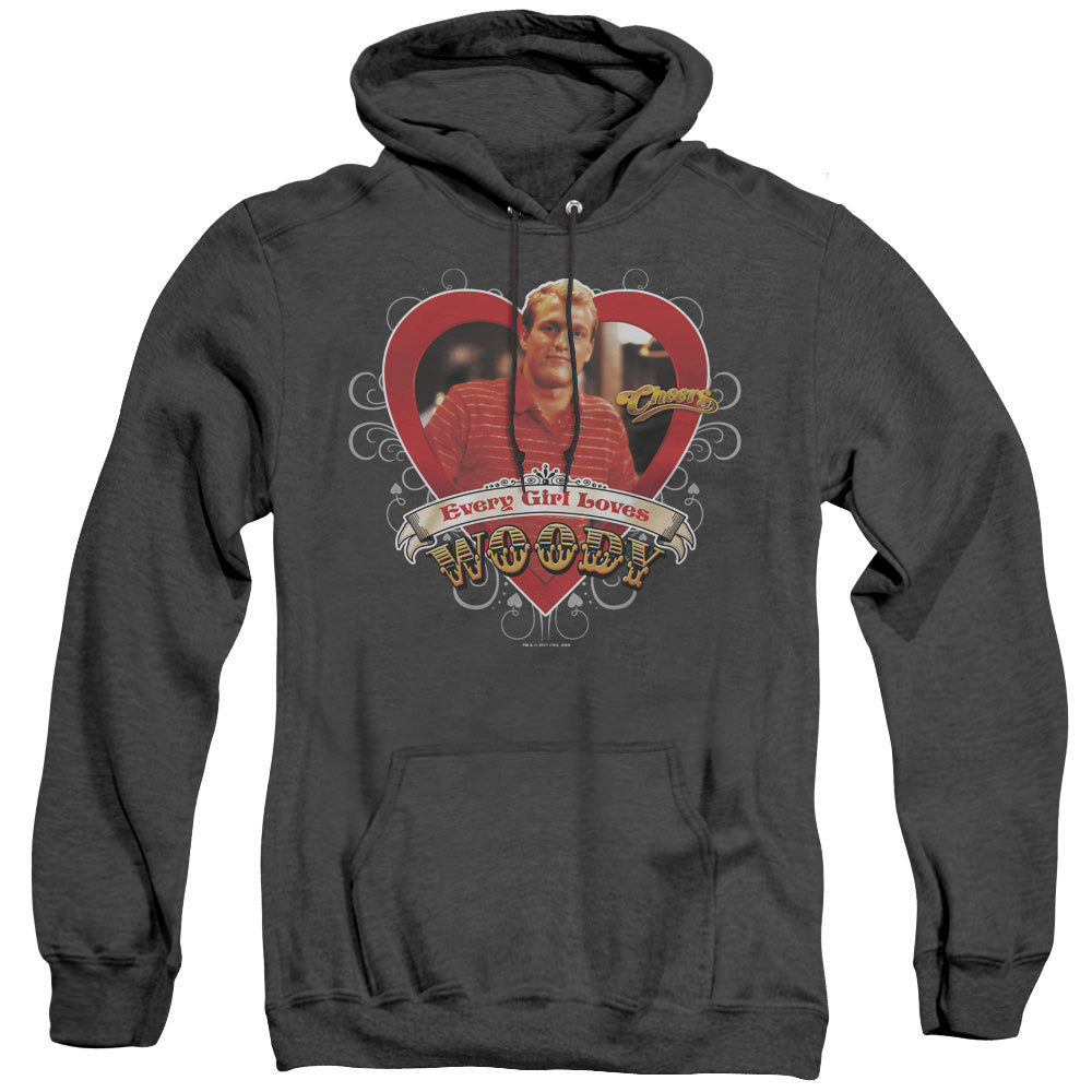 Cheers - Woody - Adult Heather Hoodie - Black