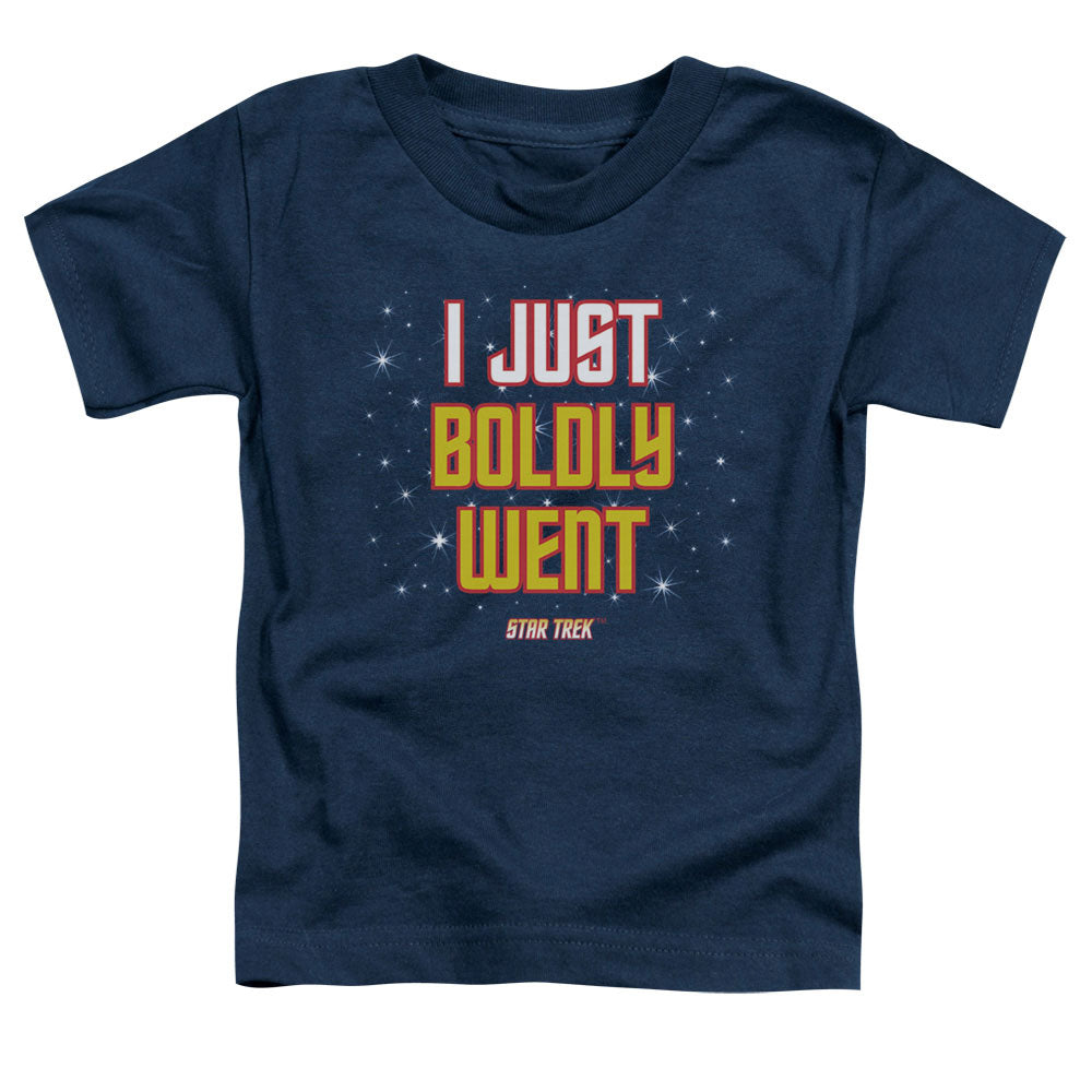 Star Trek - Boldly Went - Short Sleeve Toddler Tee - Navy T-shirt