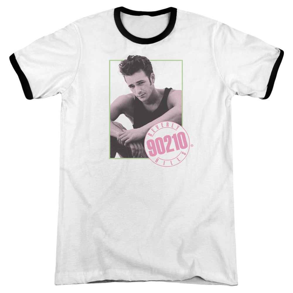 90210 - Dylan - Adult Ringer - White/black