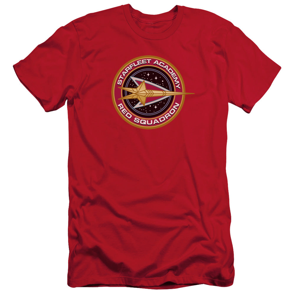 Star Trek - Red Squadron - Short Sleeve Adult 30/1 - Red T-shirt