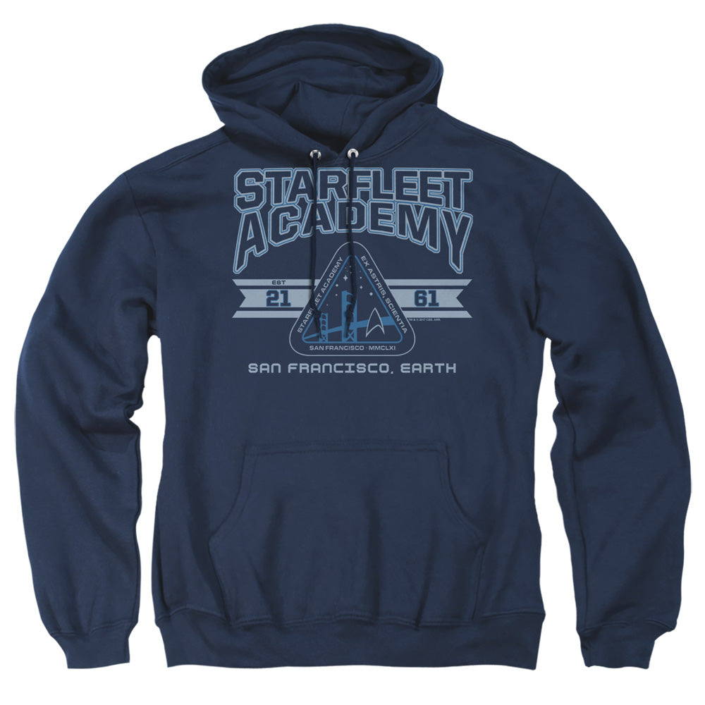 Star Trek - Starfleet Academy Earth - Adult Pull-over Hoodie - Navy