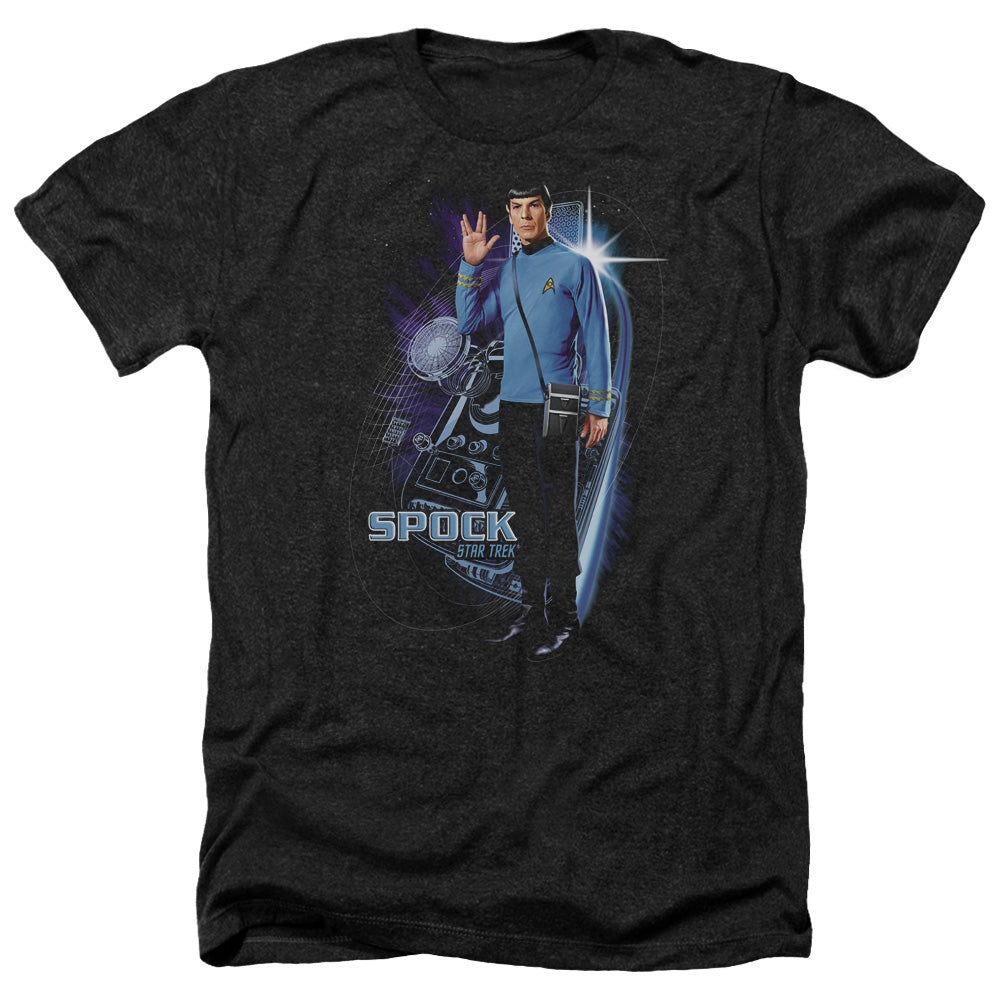 Star Trek - Galactic Spock - Adult Heather-black